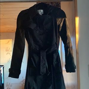 Black trench coat